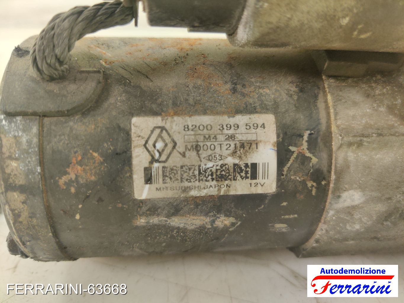 Motorino Avviamento RENAULT CLIO 3 BR0/1, CR0/1 1.5 DCI 2005-2012 8200399594 6