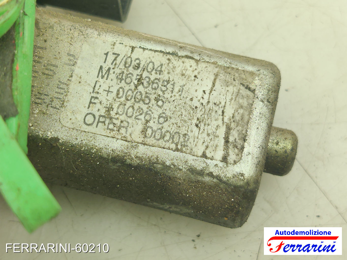 Alzavetro VW PASSAT 3C2 2005-2010 destro, dx, frontale, anteriore 46536311