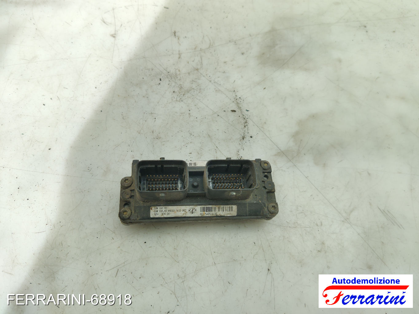Centralina Motore FIAT PUNTO 188 1.2 16V 80 1999-2006 55181132, HW303, IAW59FM3 6