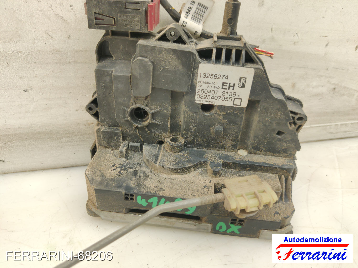 Serratura Porta OPEL CORSA D S07 2006-2014 destro, dx, frontale, anteriore 8