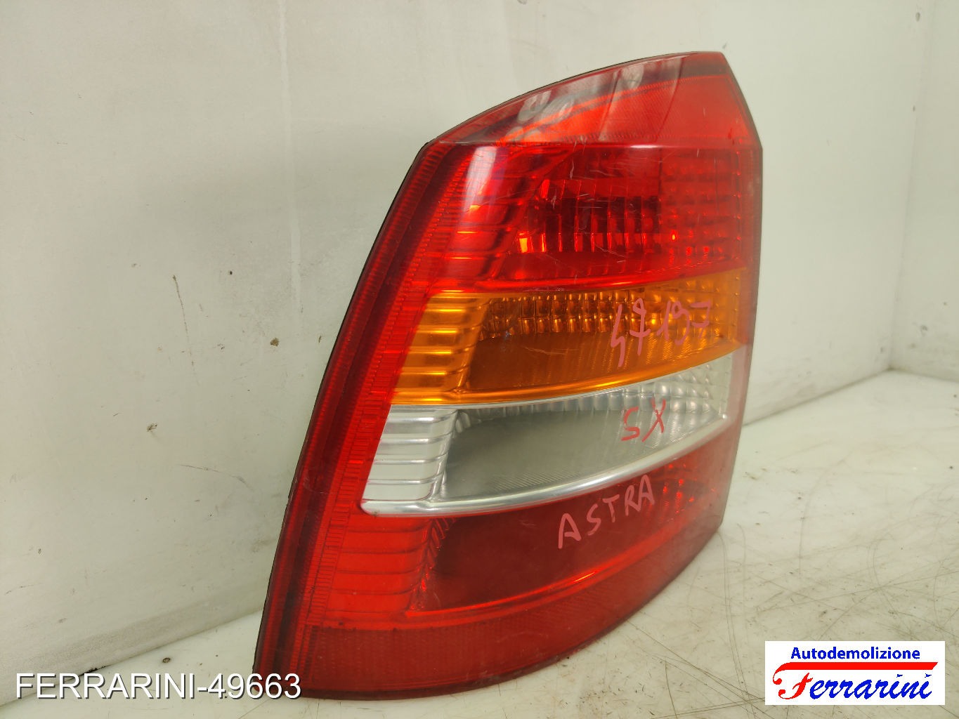 Fanalino Stop Posteriore OPEL ASTRA G T98 1998-2005 sinistro, sx 9117402 9