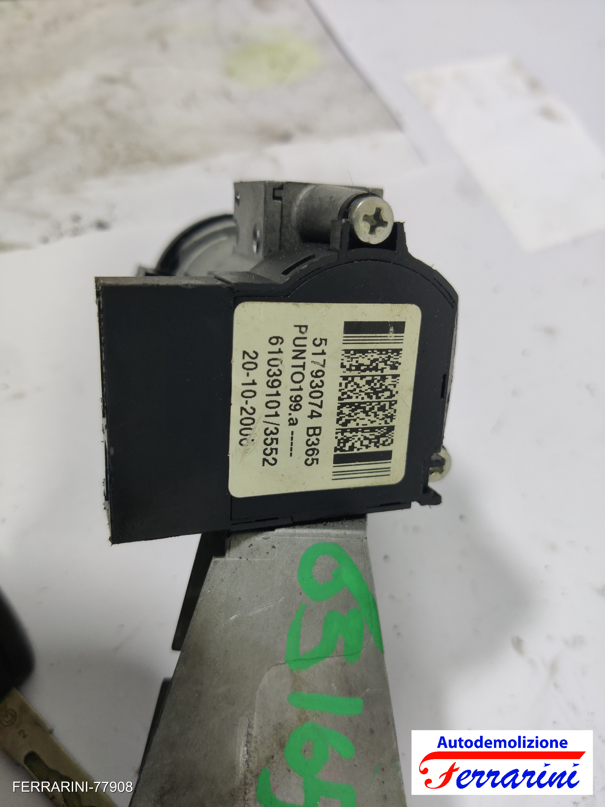 Bloccasterzo FIAT GRANDE PUNTO 199 2005-2010 51793074, 01098401, 61039101 7