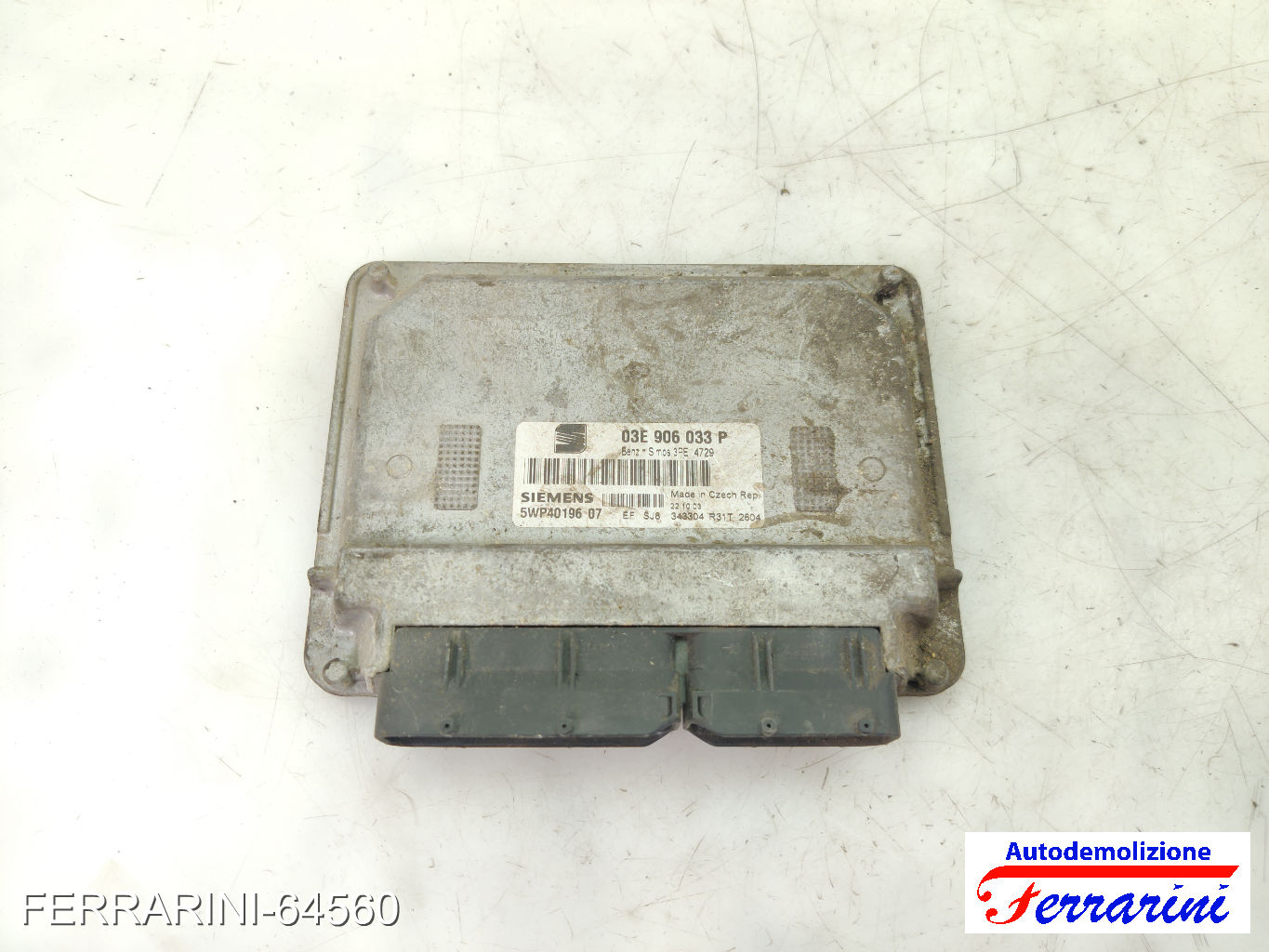Centralina Motore SEAT IBIZA 3 6L1 1.2 2002-2006 03E906033P, 5WP40196, 343304