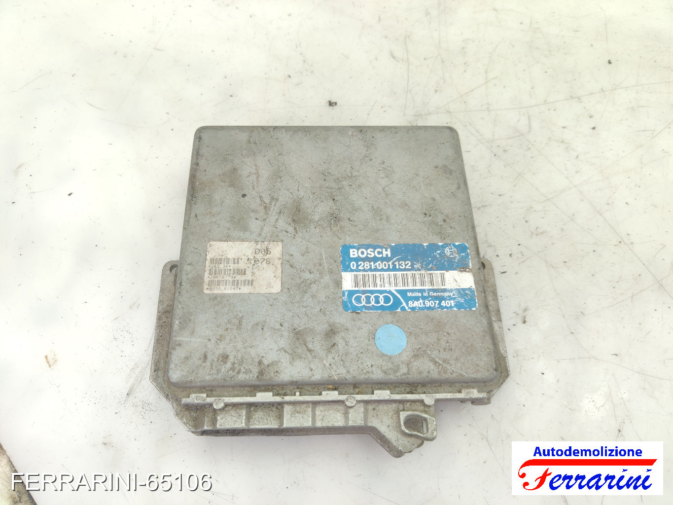 Centralina Motore AUDI 80 8C2 1.9 TDI 1991-1994 8A0907401, 0281001132, 28RT8779