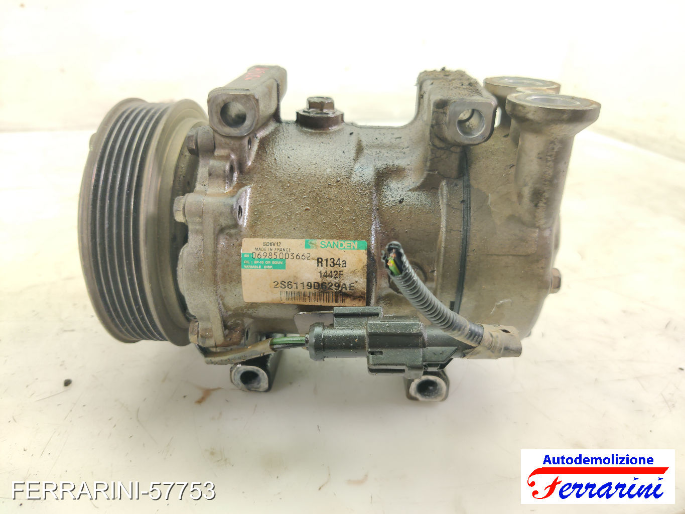 Compressore Clima FORD FIESTA 5 JD, JH 1.4 TDCI 2001-2008 2S6119D629AE
