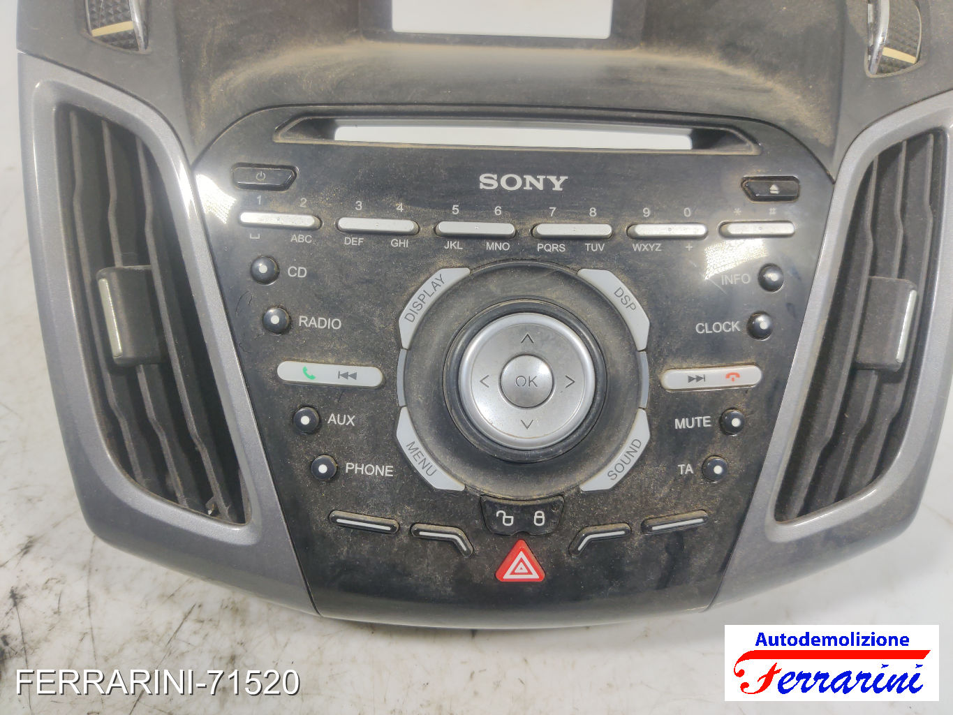 tasteira radio consolle centrale FORD FOCUS 3 TURNIER 2010-2023 BM5T18K811SA 16