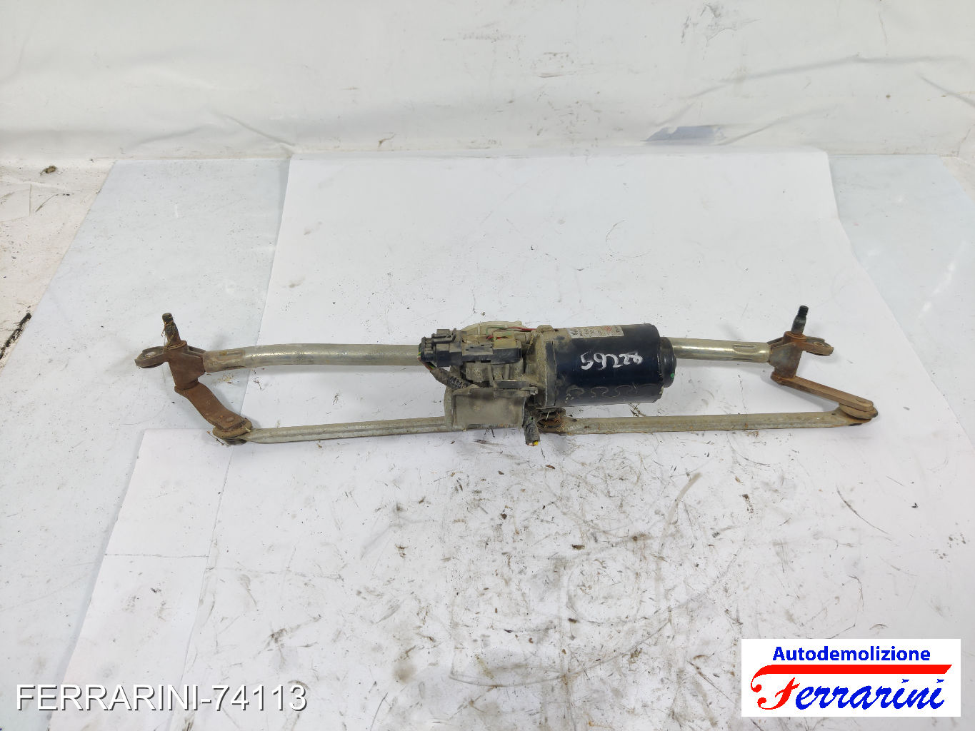 Spazzacqua Motorino Tergicristallo FIAT DOBLO 119, 223 2001-2010 anteriore 9