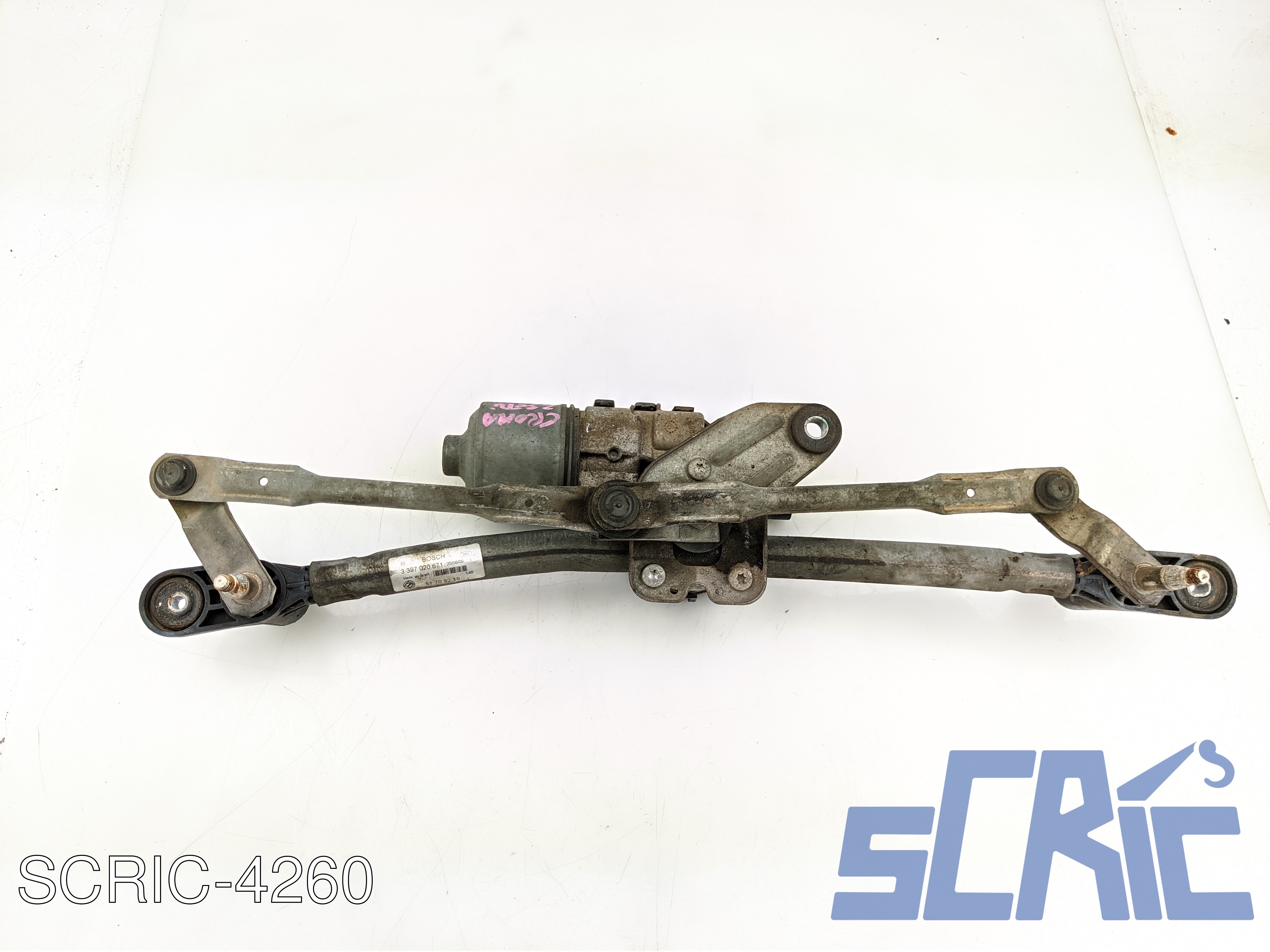 Spazzacqua Motorino Tergicristallo FIAT CROMA 194 2005-2011 anteriore, frontale