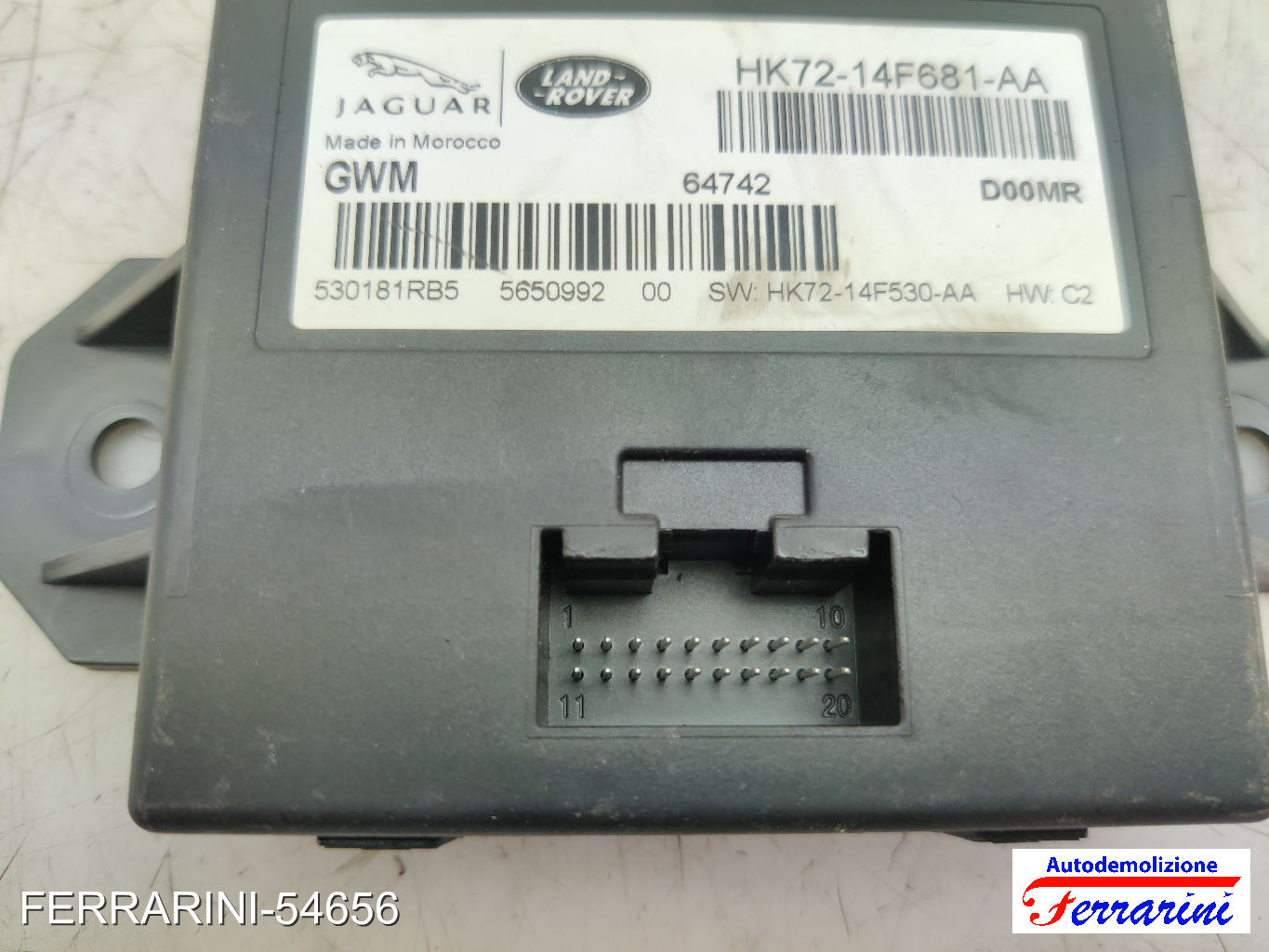 Centralina Gateway LAND ROVER RANGE ROVER EVOQUE L538 2.0 D 4X4 2015-2019 8