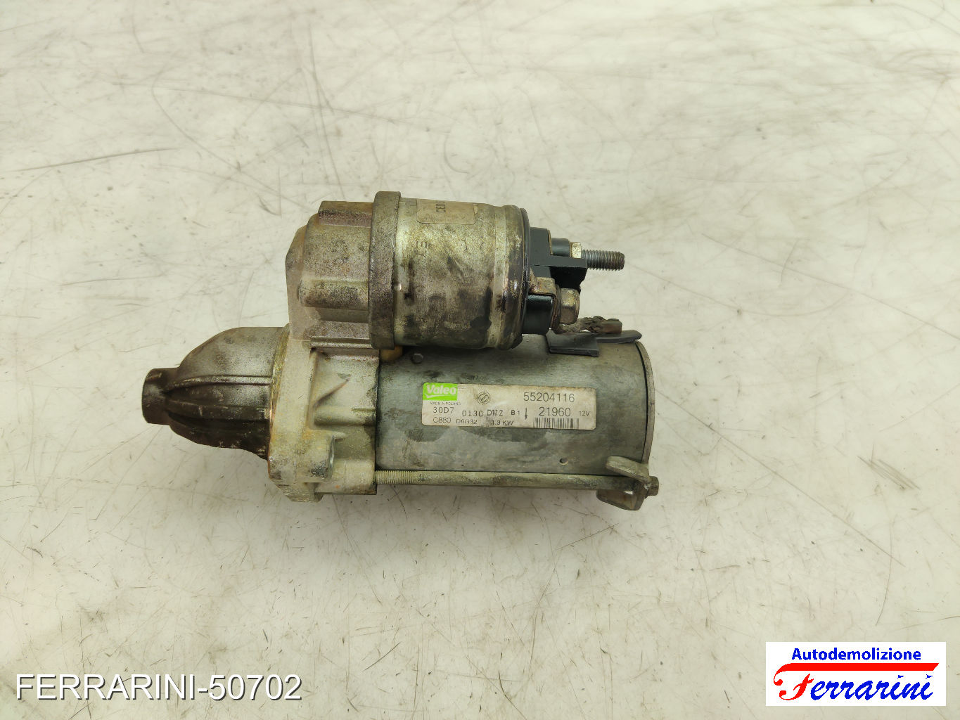 Motorino Avviamento LANCIA MUSA 350 1.3 D MULTIJET 2006-2012 55204116, 51880229