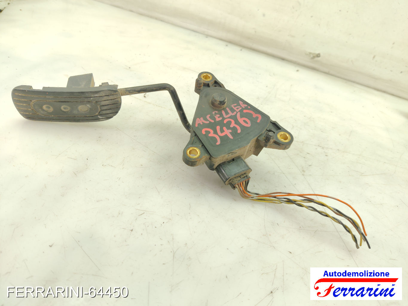 Pedale Acceleratore NISSAN MICRA 3 K12 1.2 16V 2003-2010 18002AX700, 1943C