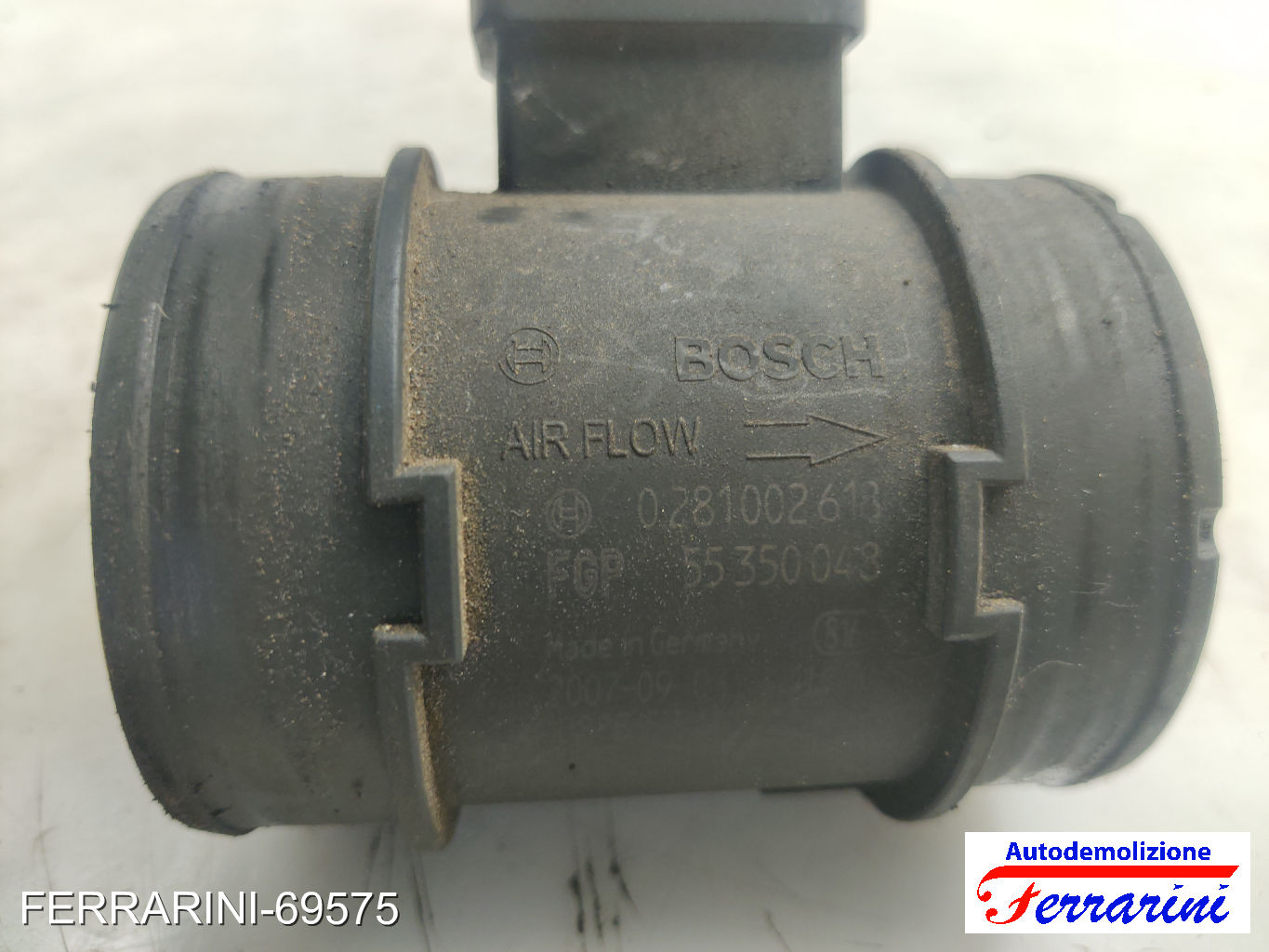 Debimetro ALFA ROMEO 159 939 1.9 JTDM 16V 2005-2011 55206756, 55350043