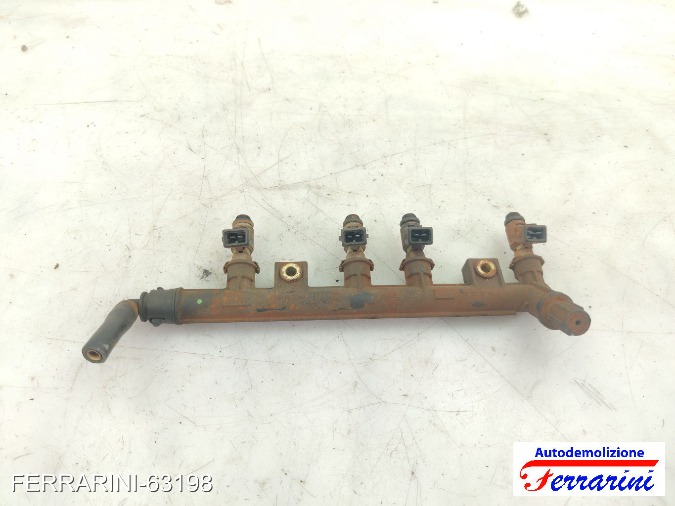 Flauto Con Iniettori FIAT SEICENTO 600 187 1.1 1998-2010 55183532, 71791243