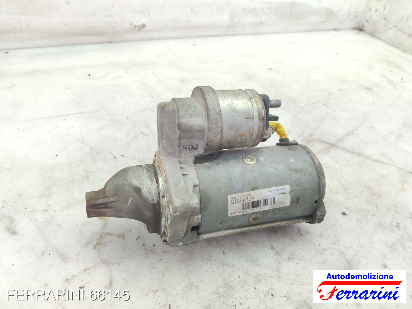 Motorino Avviamento OPEL AGILA A H00 1.3 CDTI 2003-2007 55221292, 8058642088735