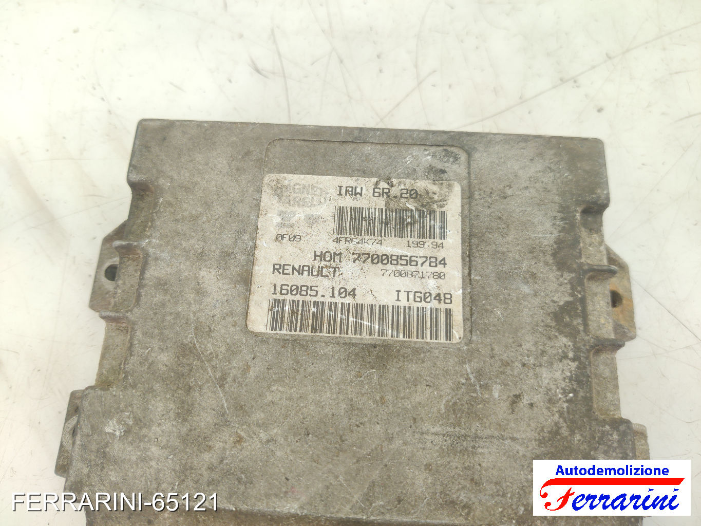 Centralina Motore RENAULT TWINGO 1 C06 1.2 1993-1996 7700871780, 7700856784