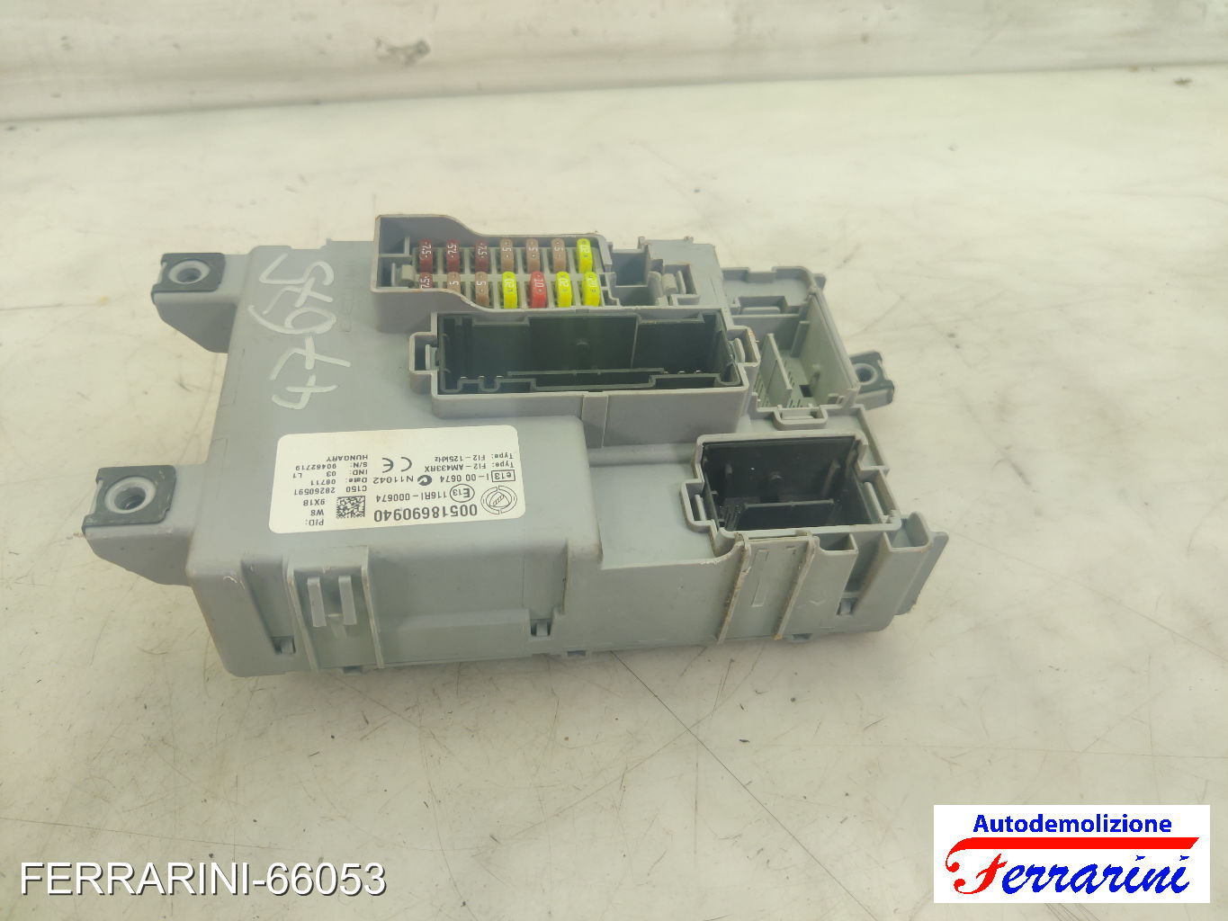 Body Computer FIAT PUNTO EVO 199 1.3 D MULTIJET 2009-2012 00518690940, 028260591 6