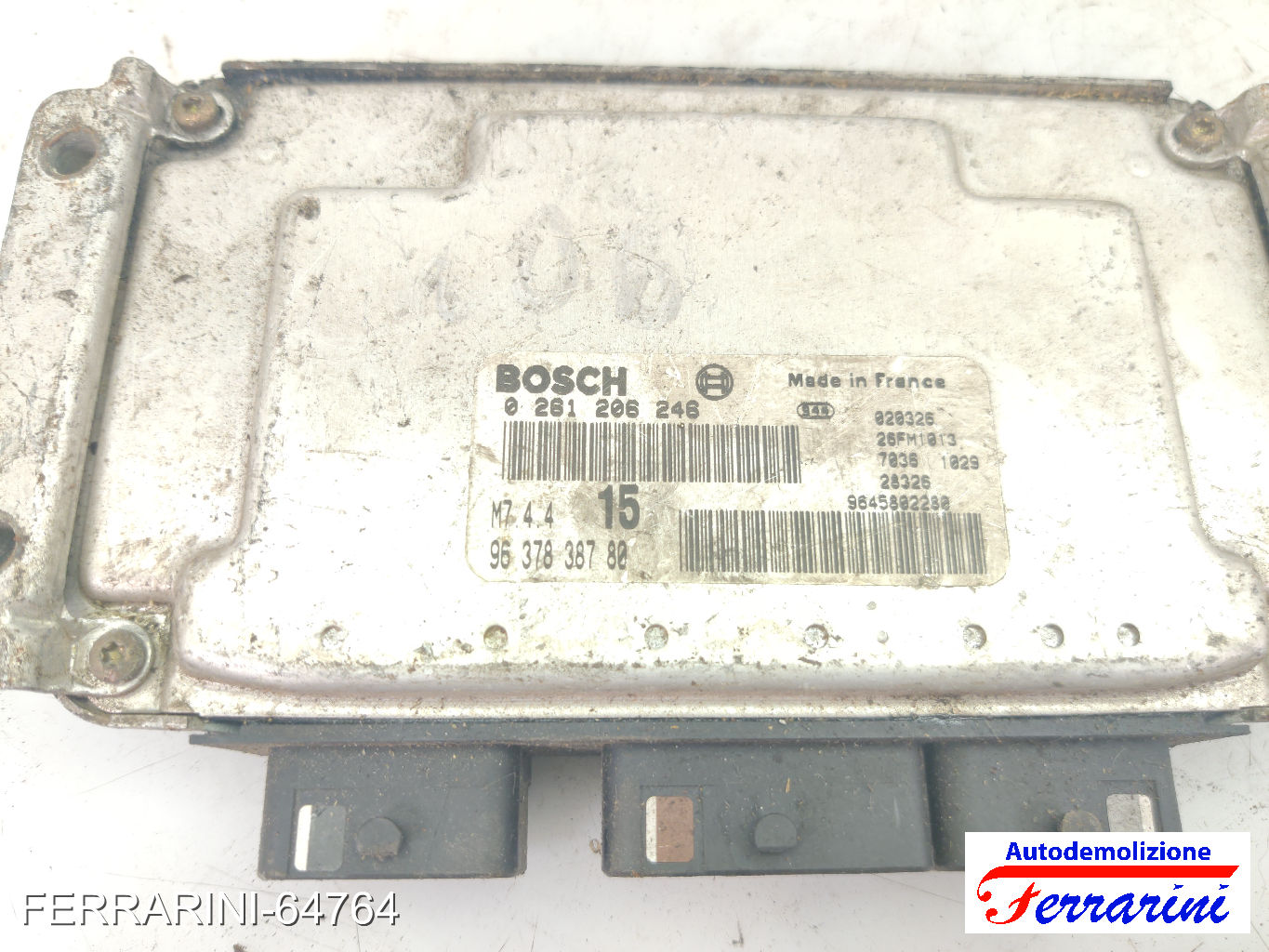 Centralina Motore PEUGEOT 106 2 1A, 1C 1.4I 1996-2004 9637838780, 26FM1813 7