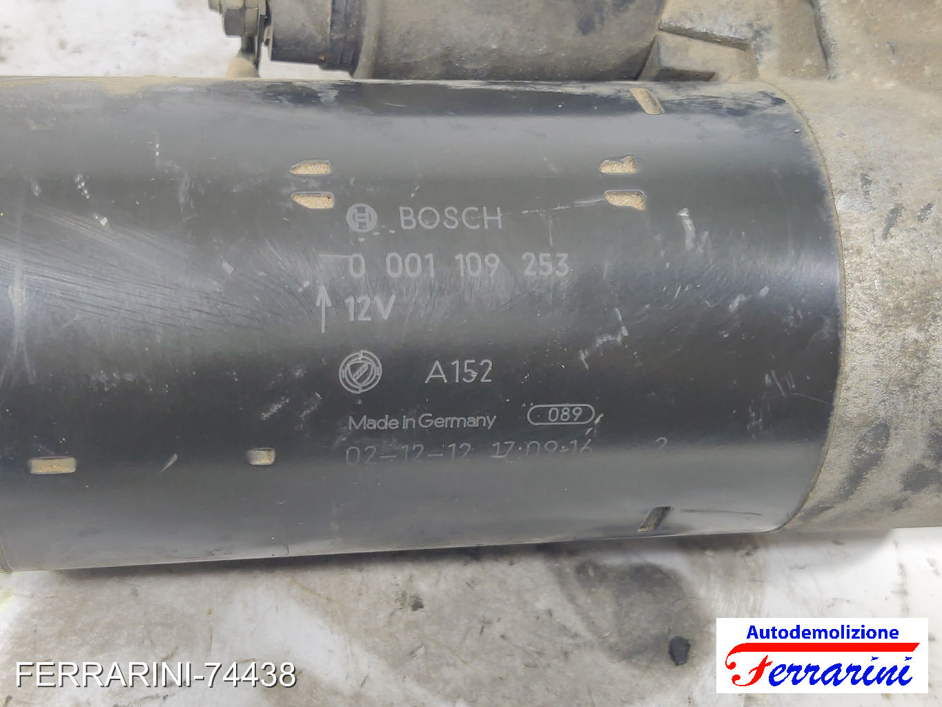Motorino Avviamento ALFA ROMEO 147 937 1.9 JTD 2001-2010 51832953, 0001109253