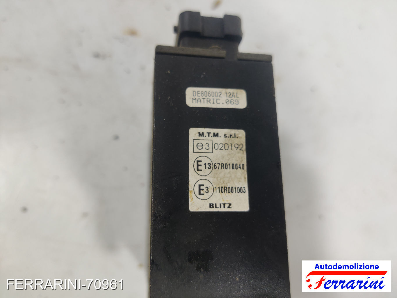 Centralina Gpl ALFA ROMEO MITO 955 1.4 2008-2013 616483000, 842047 6