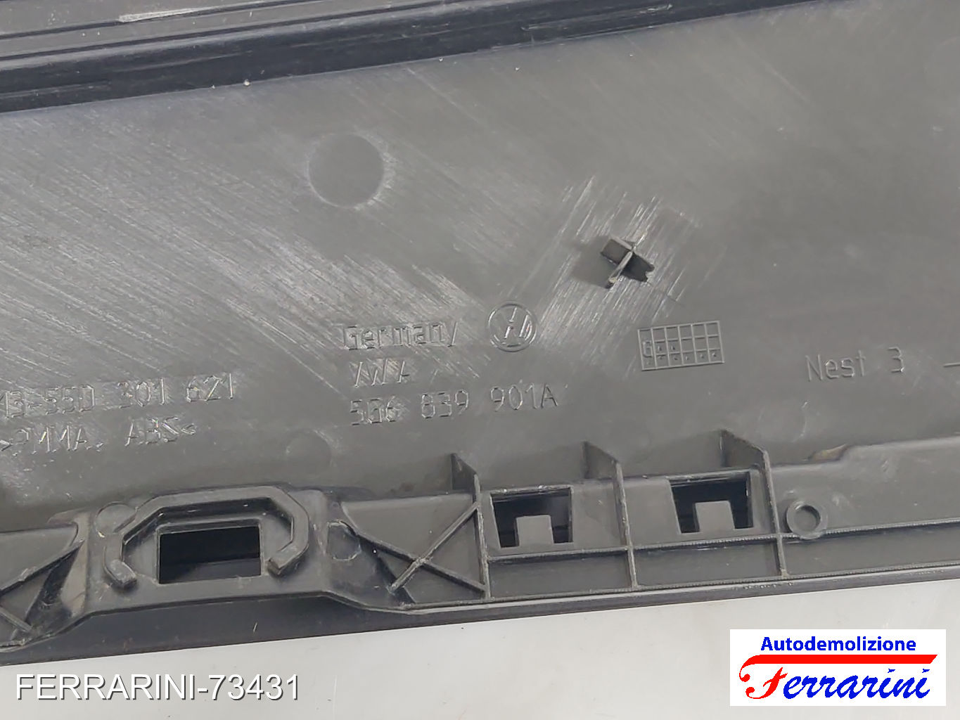 montante porta VW GOLF 7 5G1, BE1, BE2, BQ1 2012-2020 Retro Sinistra 5G6839901A