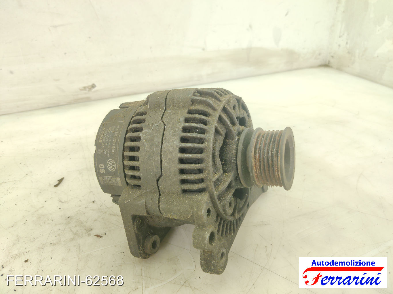 Alternatore VW VENTO 1H2 1.9 TDI 1993-1998 028903025P, 0123320002, 0123320006 7