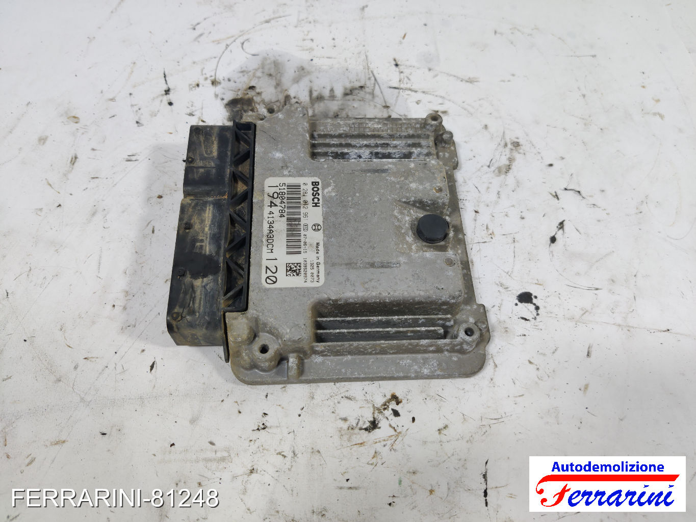 Centralina Motore FIAT CROMA 194 1.9 D MULTIJET 2005-2011 51804784, 0281012961
