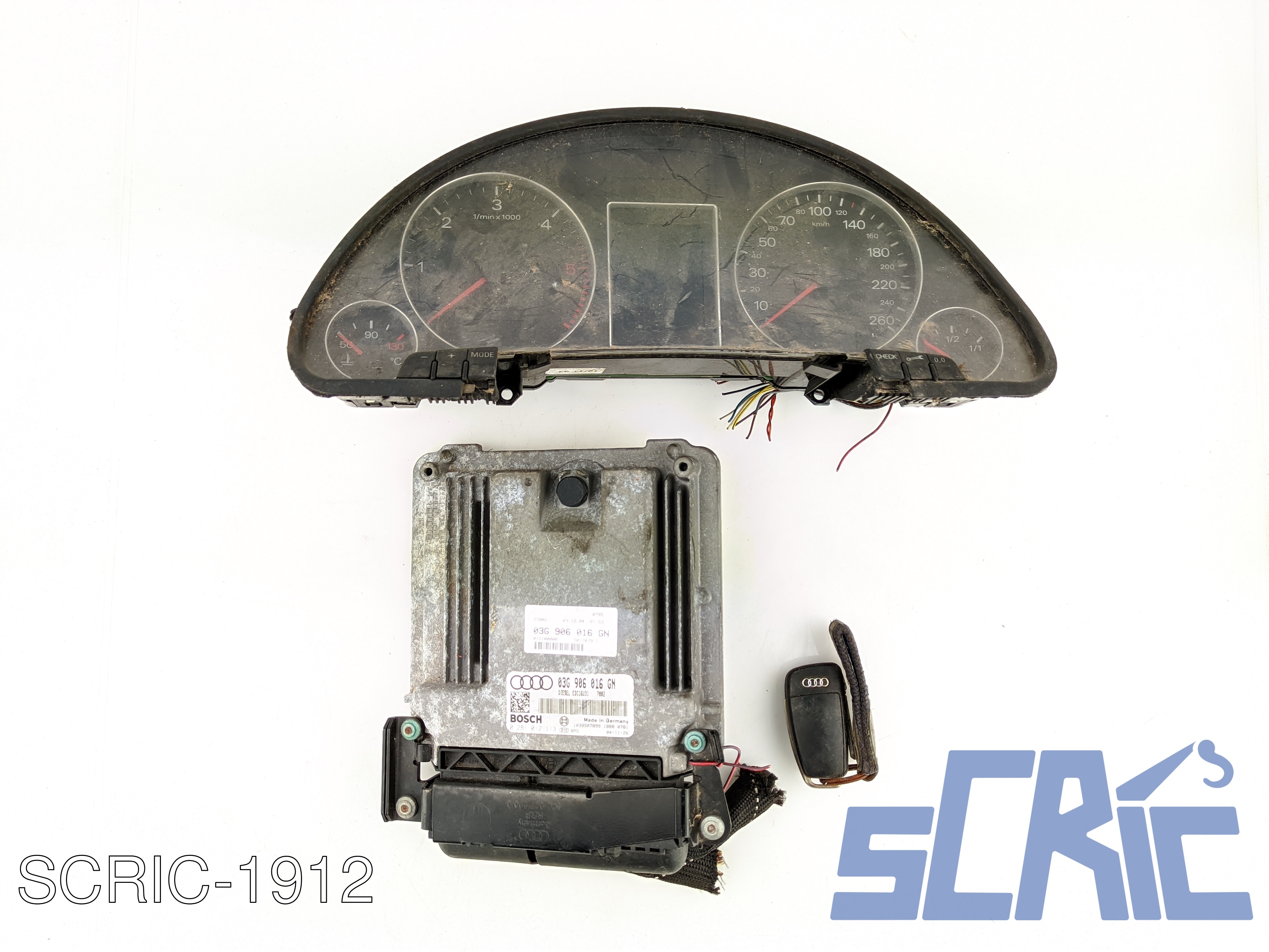 Kit Accensione AUDI A4 AT 8ED 2.0 TDI 16V 2004-2008 03G906016GN, 0281012113