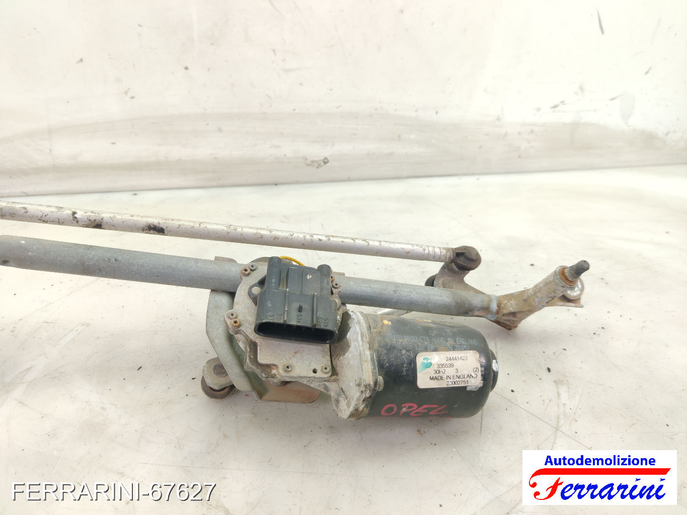 Motorino Alzavetro OPEL CORSA C X01 1.7 DTI 2000-2009 24441422, 23002751