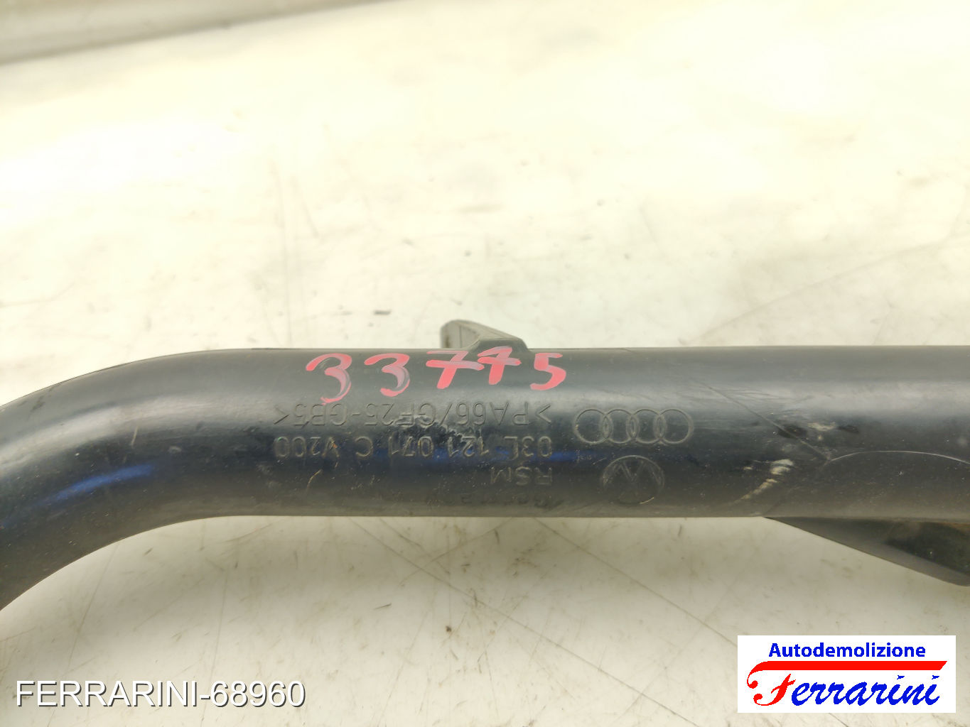 tubo acqua motore AUDI A4 AT 8K5 2.0 TDI 2008-2015 03L121071, 03L121071C 6