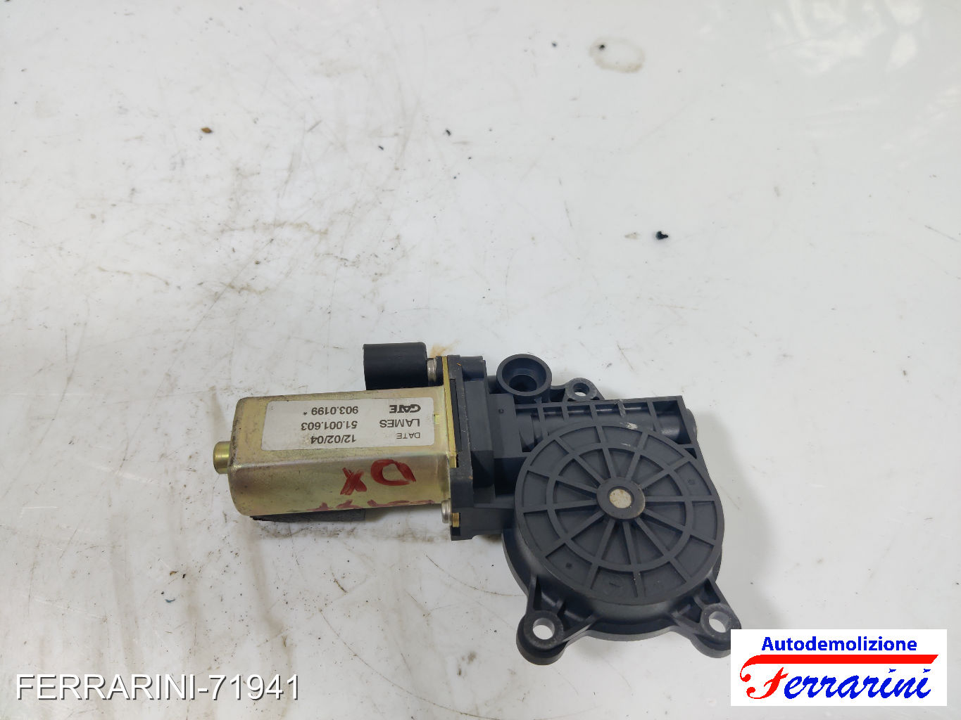 Alzavetro LANCIA YPSILON 843 2003-2011 destro, dx, frontale, anteriore 51001603