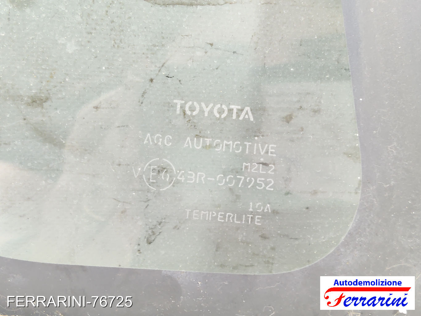 Vetro Fisso TOYOTA IQ J1 2009-2015 Destra 6