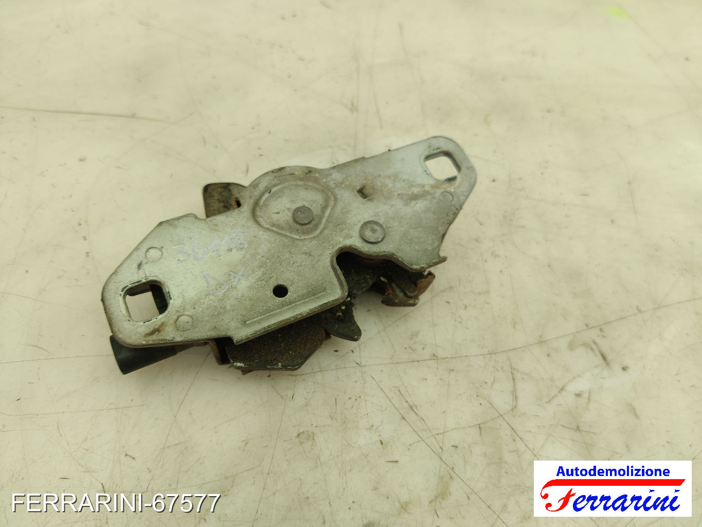 Serratura Cofano Anteriore MINI - R50, R53 2003-2006 51237132756