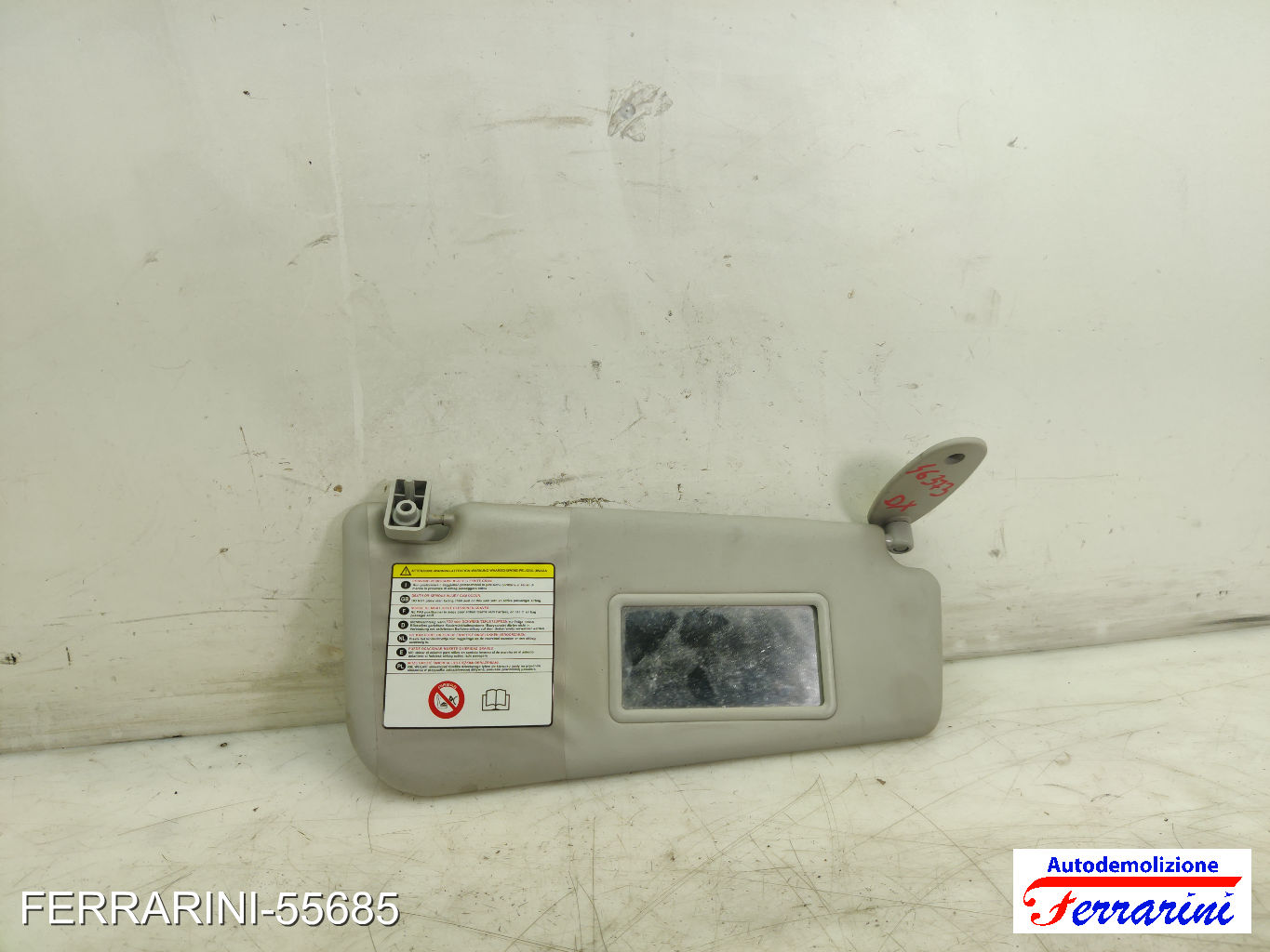 Aletta Parasole FIAT PUNTO 199 2012-2023 destro, dx 7