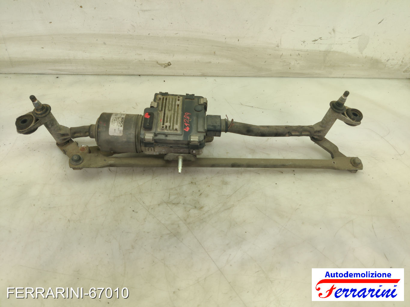 Spazzacqua Motorino Tergicristallo AUDI A3 8P1 2003-2012 anteriore, frontale