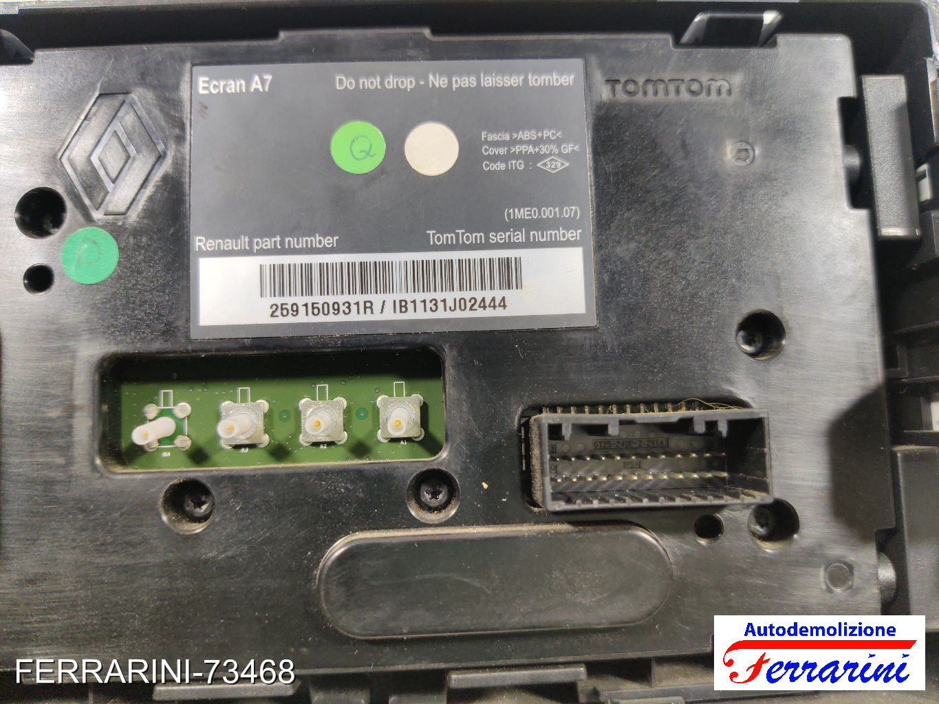 Navigatore Stereo Radio RENAULT MEGANE 3 COUPÉ DZ0/1 2009-2015 259150931R 6