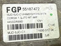 Centralina Motore OPEL CORSA C X01 1.3 CDTI 2003-2009 55187472, C146, 445SDR89D 9