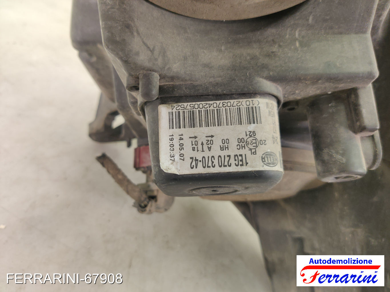 Faro Anteriore OPEL ASTRA H SW A04 2004-2010 destro, dx 13239289, 1216660 11