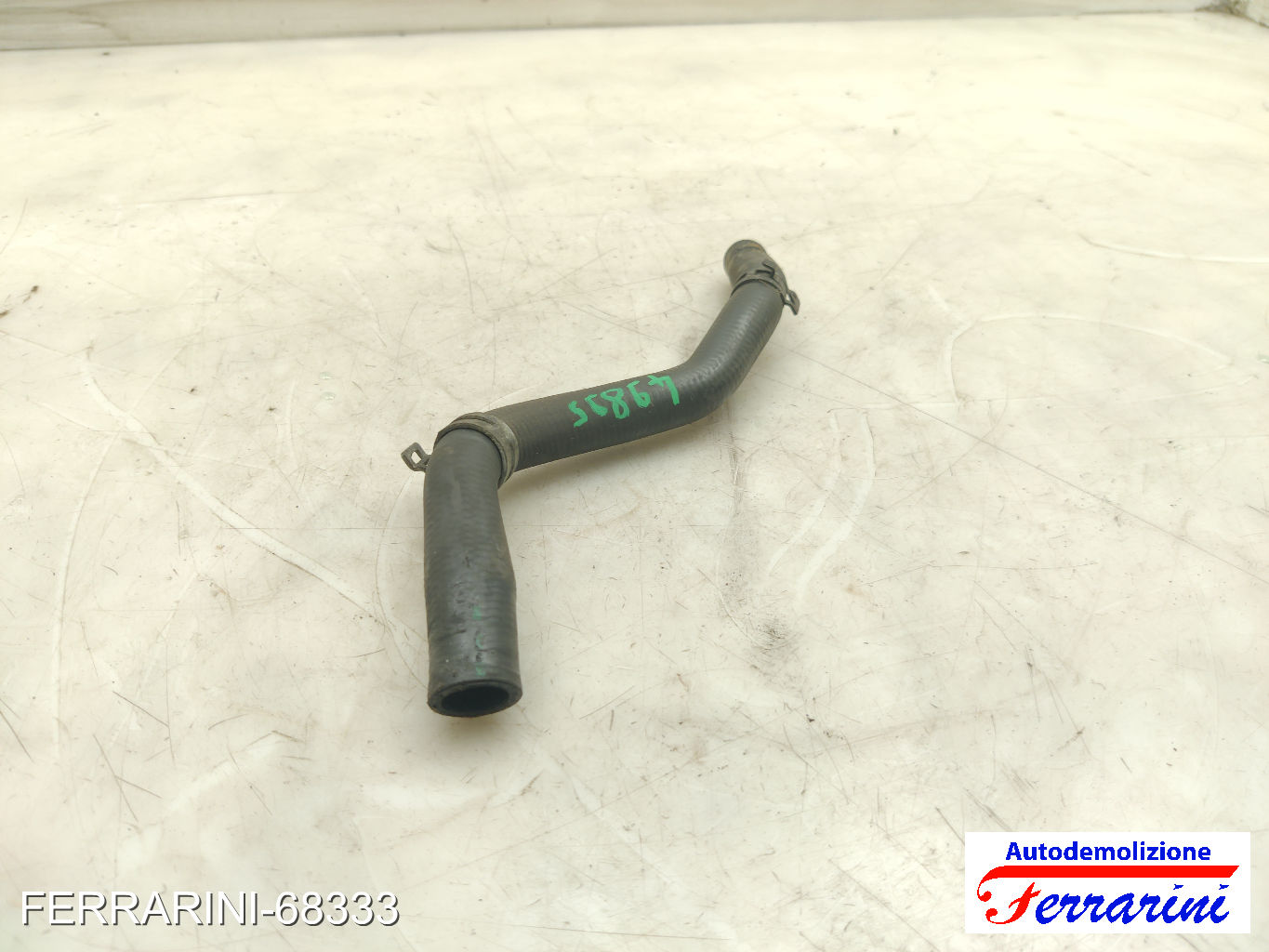 tubo acqua motore B47C20A BMW X1 F48 SDRIVE 18D 2015-2023 11158512143, 49853 6