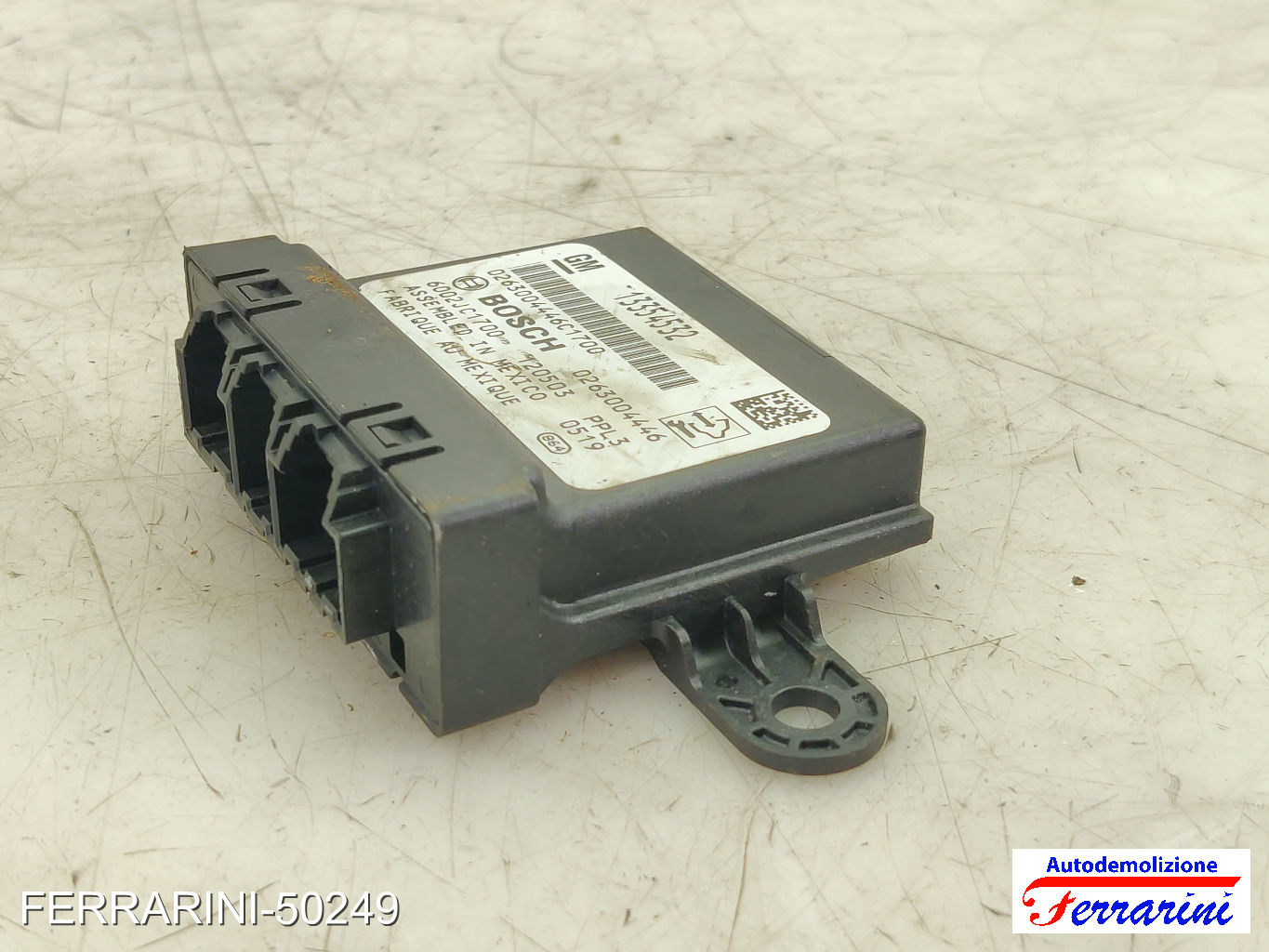 Centralina Sensori Parcheggio OPEL ZAFIRA TOURER C P12 2011-2023 13354532