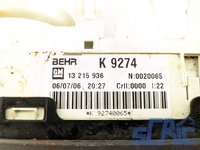 Tastiera Clima OPEL MERIVA A X03 2003-2010 anteriore, frontale 13215936