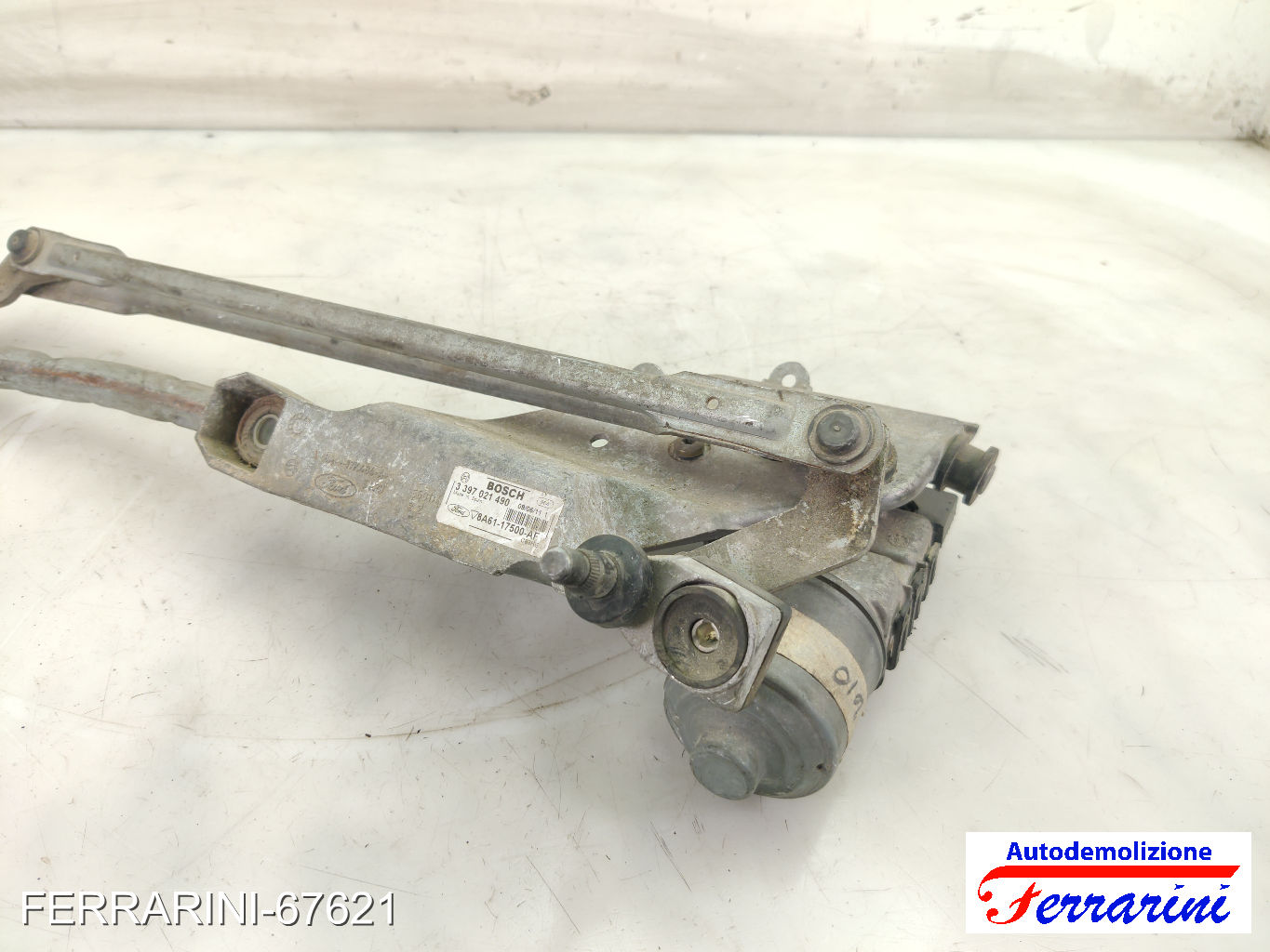 Spazzacqua Motorino Tergicristallo FORD FIESTA 6 CB1, CCN 2008-2012 anteriore 7