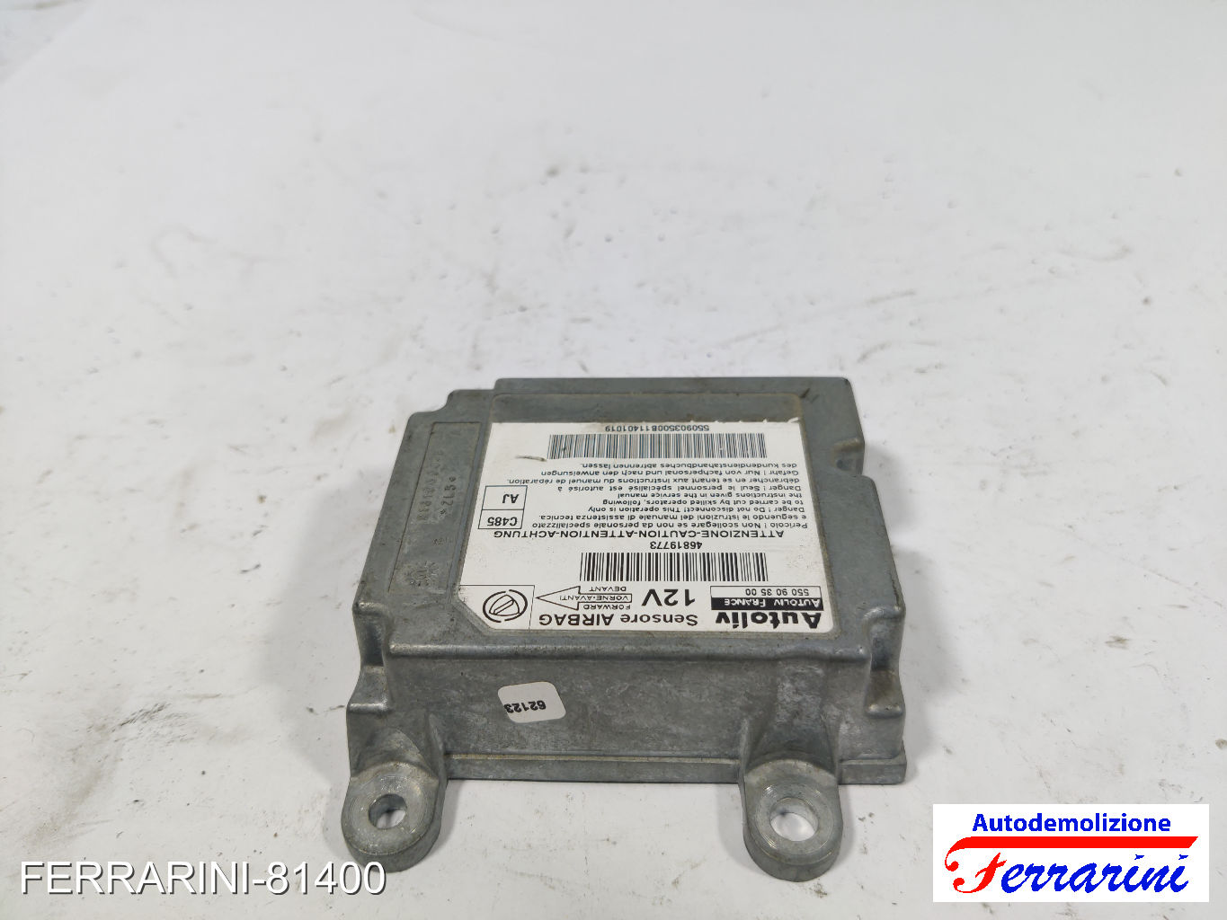 Centralina Airbag FIAT DOBLO 119, 223 2001-2010 6