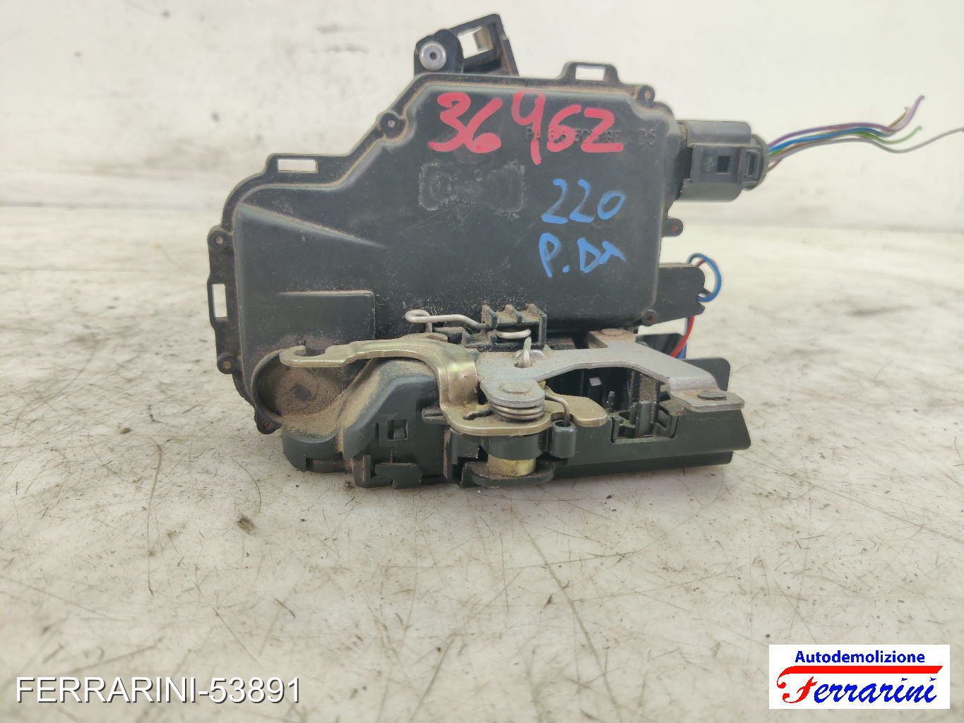 Serratura Porta CITROEN C3 PICASSO SH 2010-2016 destro, dx, posteriore, post 12