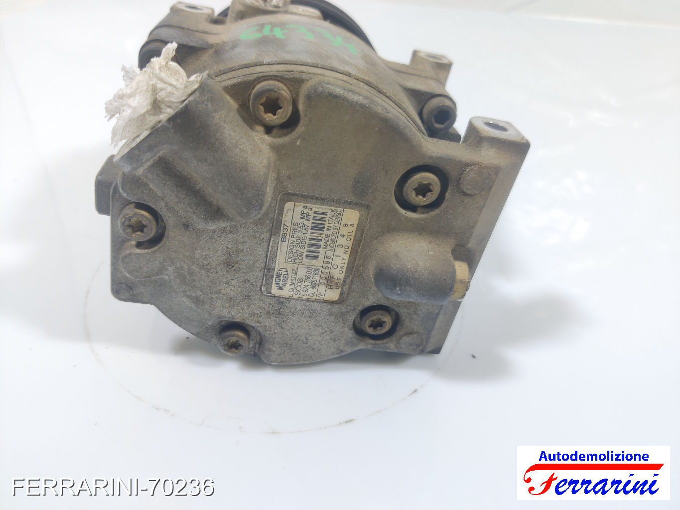 Compressore Clima FIAT PUNTO 188 1.2 60 1999-2010 46757168, 46782669, 51747318 10