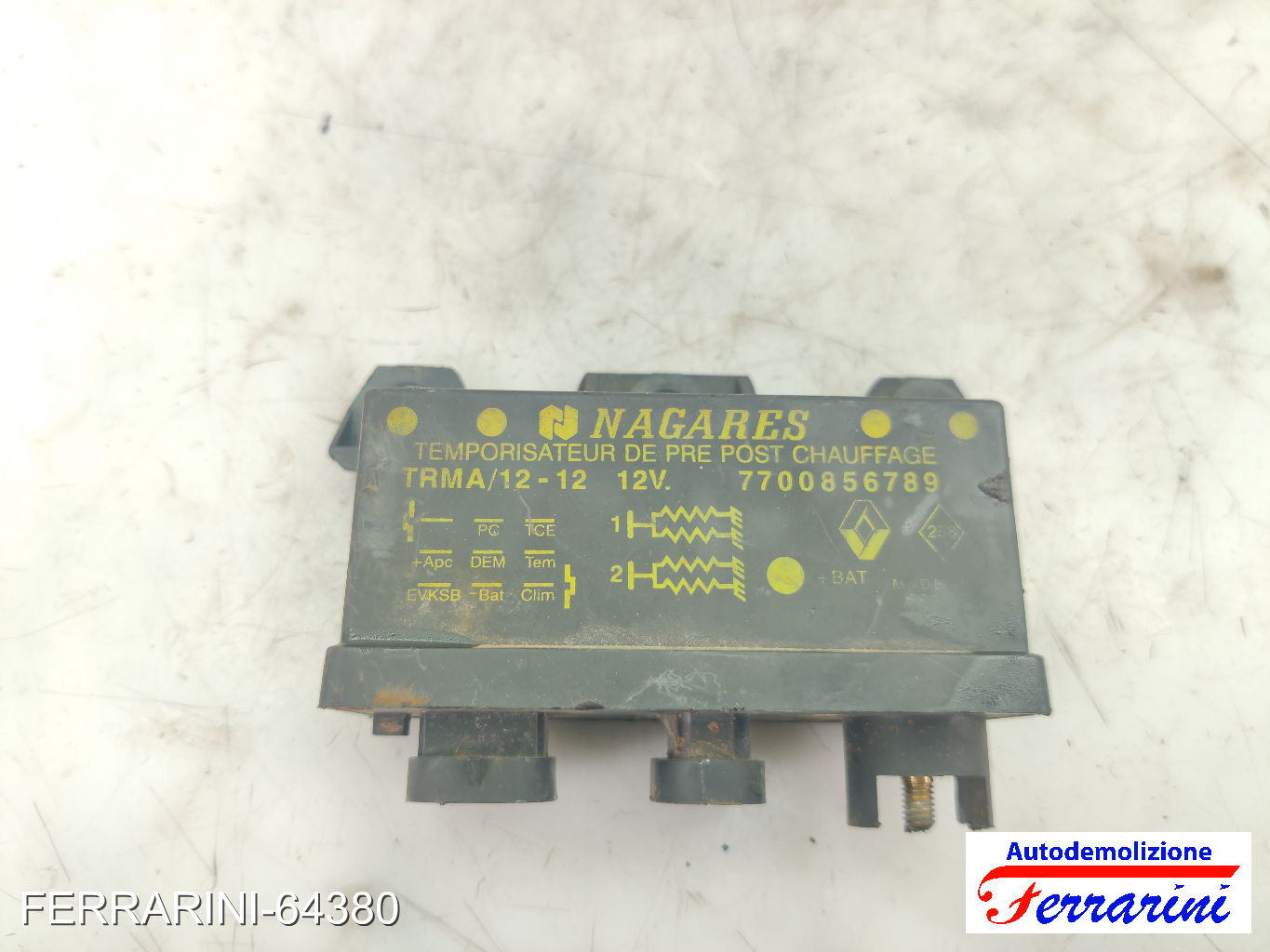 Centralina Candelette RENAULT EXPRESS F40, G40 1.9 D 1994-1998 7700856789 6