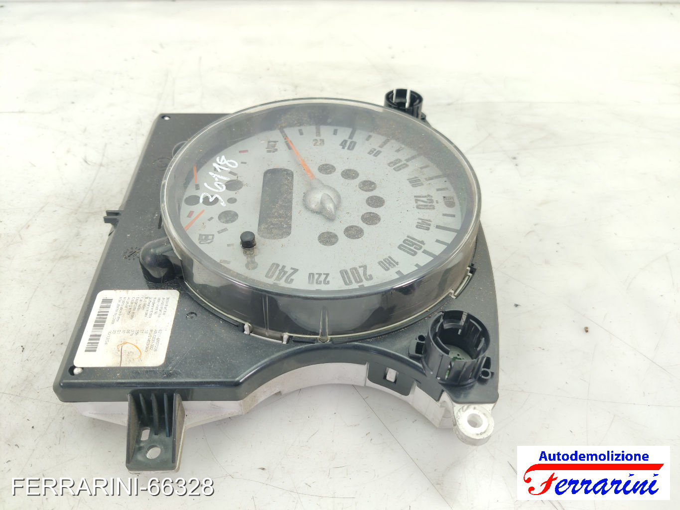 Quadro Contachilometri MINI - R50, R53 ONE D 2003-2006 62116957298, AR0039082 9