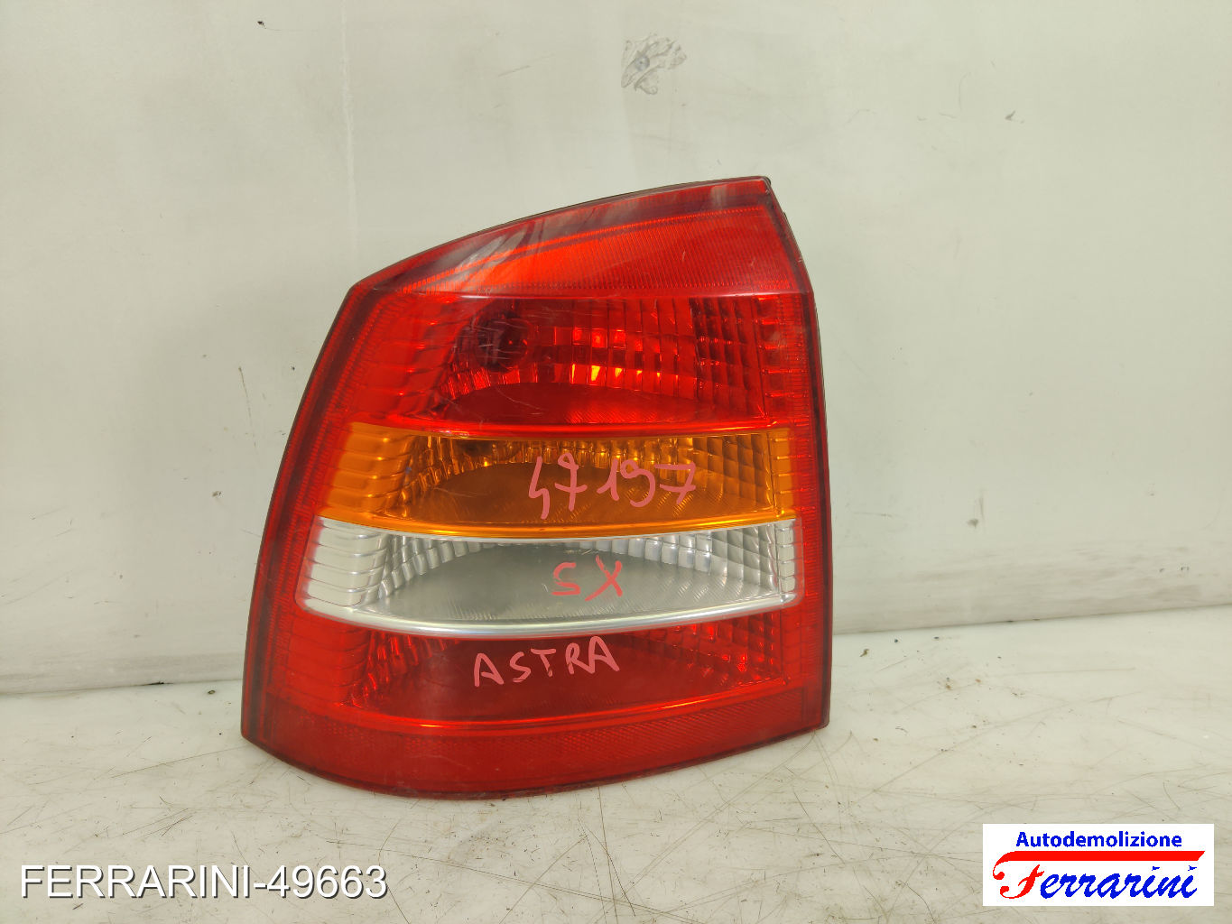 Fanalino Stop Posteriore OPEL ASTRA G T98 1998-2005 sinistro, sx 9117402 10