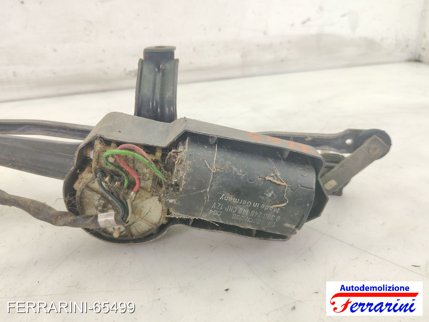Spazzacqua Motorino Tergicristallo FIAT GRANDE PUNTO 199 2005-2009 anteriore 12