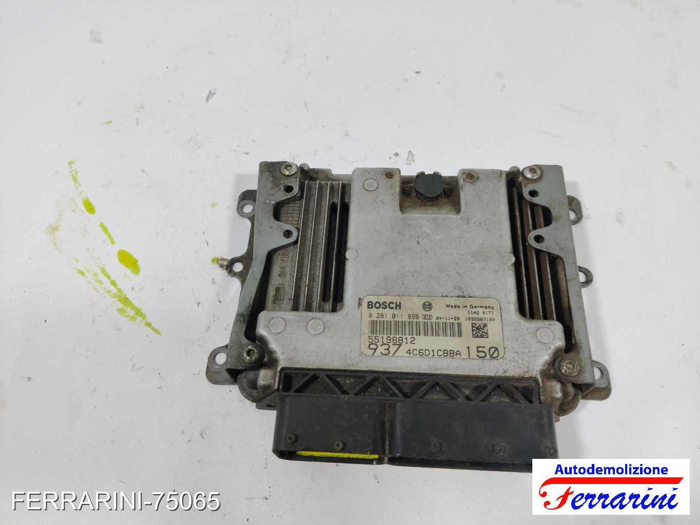 Centralina Motore ALFA ROMEO GT 937 1.9 JTD 2003-2010 55198812, 0281011896