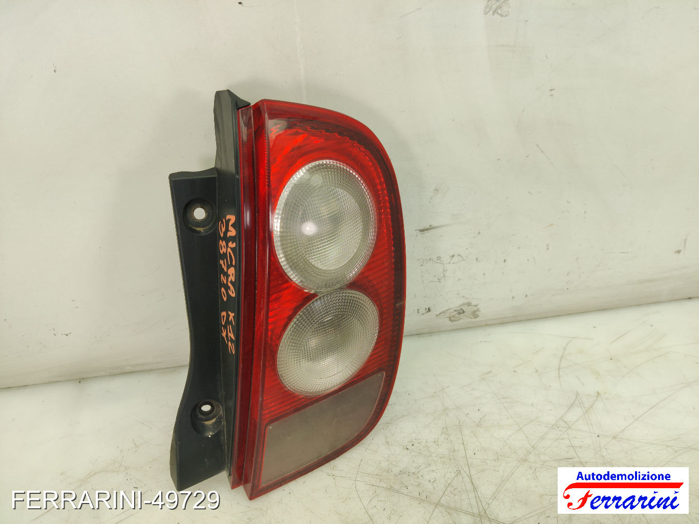 Fanalino Stop Posteriore NISSAN MICRA 3 K12 2003-2010 destro, dx 26550AX720 7